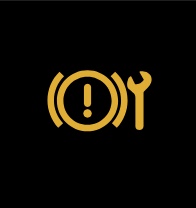 Electronic parking brake warning light (also red)